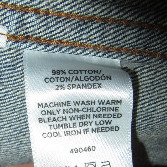 Loft Jeans Jacket Trucker Women's Large Stretch - Picture 5 of 9